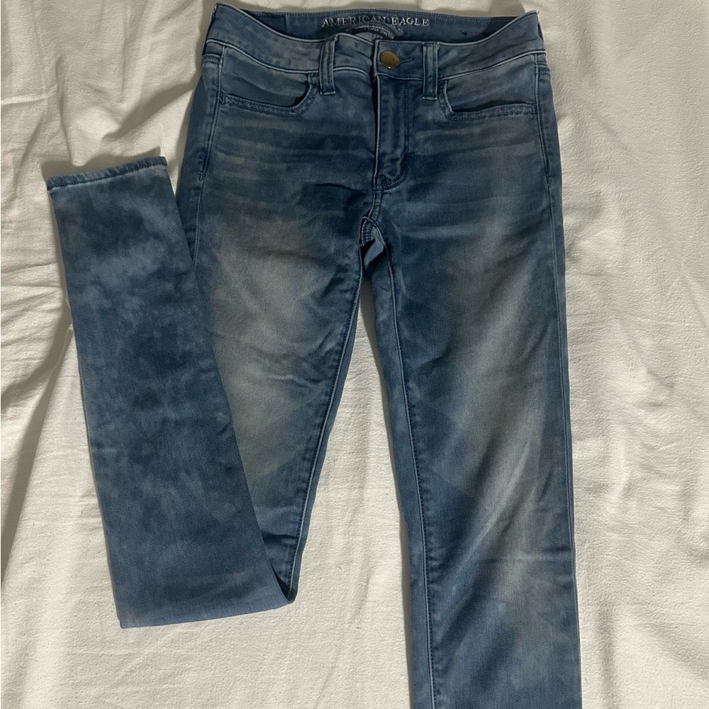 American Eagle Super Super Stretch Jeggings 4 X-long